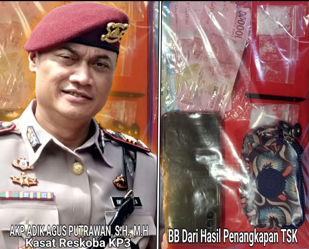 Ungkap Peredaran Sabu, Polres Pelabuhan Tanjung Perak Amankan 4,02 Gram dan Uang Tunai