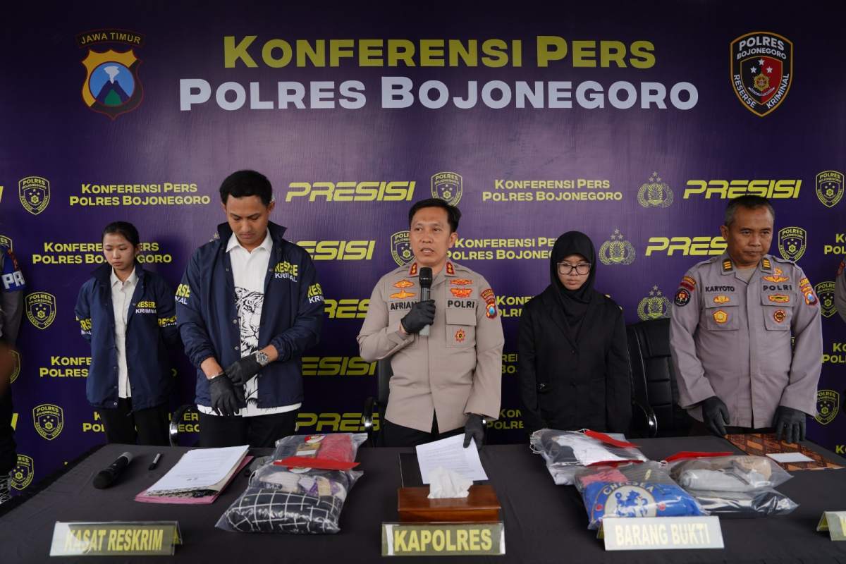 Polres Bojonegoro Ungkap Dua Kasus Curanmor, Dua Tersangka Diamankan