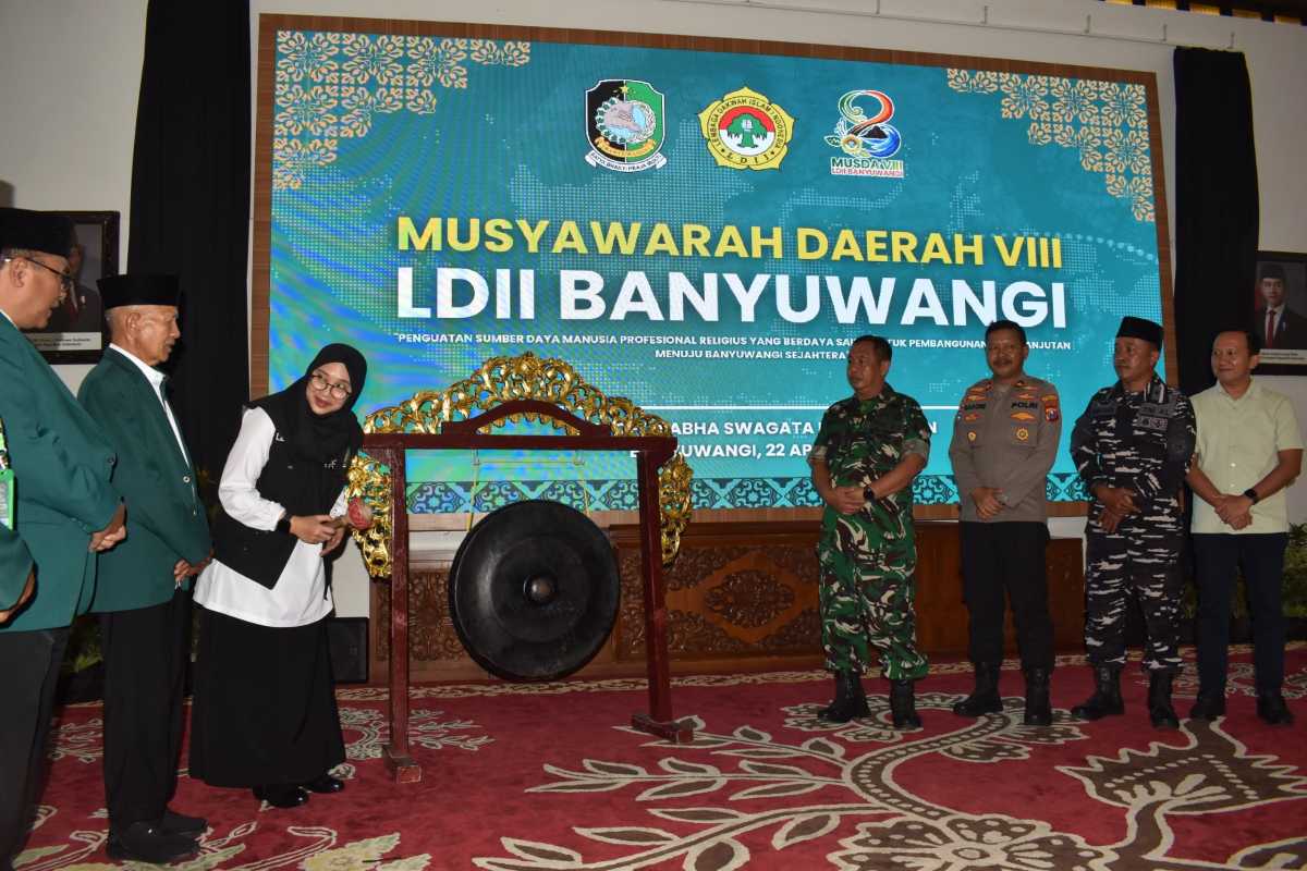 Kasdim 0825/Banyuwangi Hadiri Opening Ceremoni Musda VIII LDII, Dari Pendopo Blambangan Menggema Semangat Kebersamaan