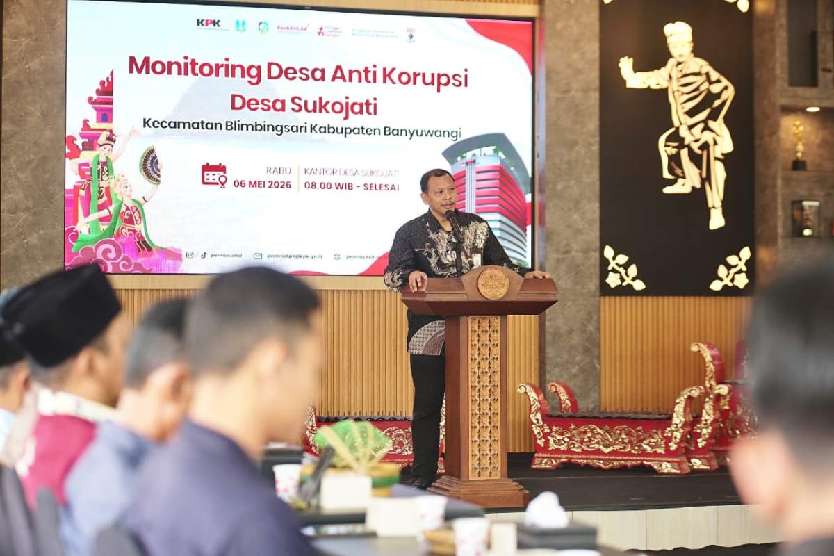 Ditetapkan Desa Percontohan Antikorupsi Sejak 2022, KPK Apresiasi Komitmen Desa Sukojati Banyuwangi