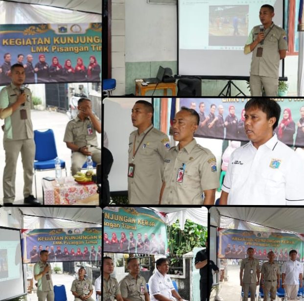 Kunjungan Kerja LMK Pisangan Timur Bahas Pemilahan Sampah