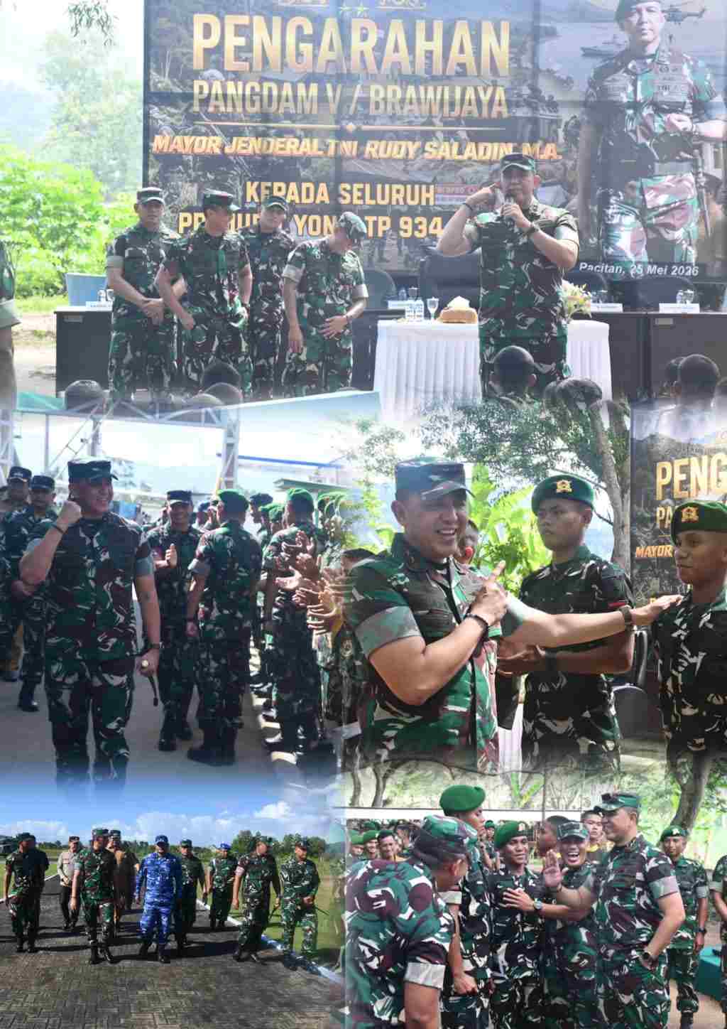 Pangdam V/Brawijaya Tinjau Pembangunan Yon TP 934/SBY di Pacitan untuk Penguatan Ketahanan Wilayah