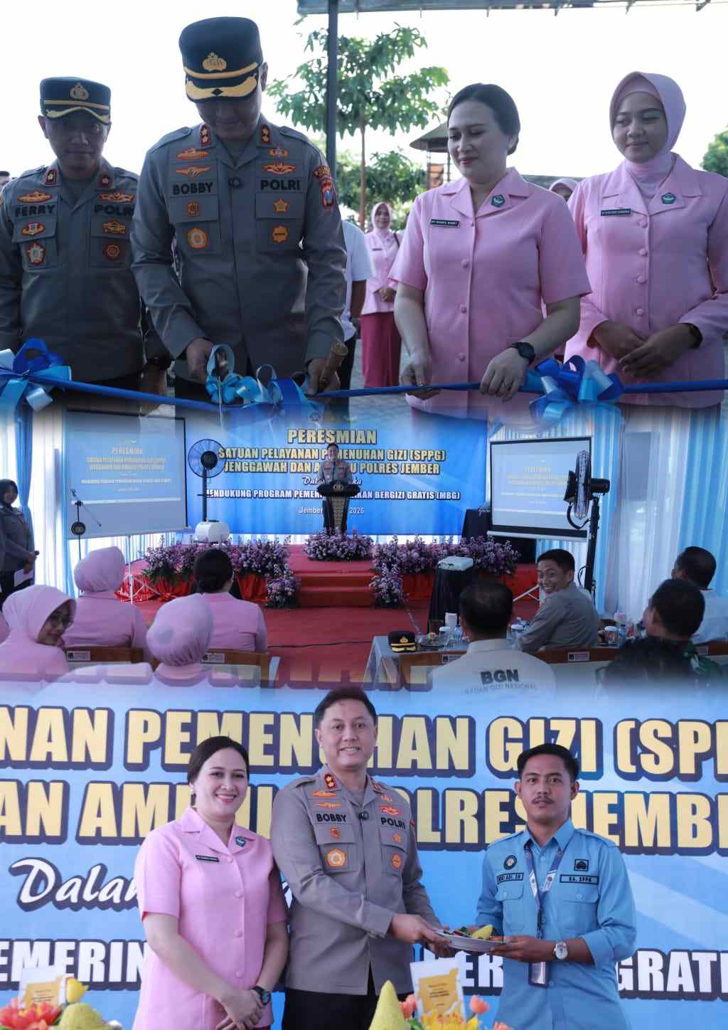 Polres Jember Kembali Resmikan Dua SPPG Dukung Program MBG untuk Generasi Bangsa