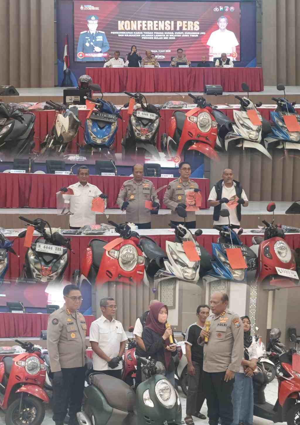 Polda Jatim Ungkap 320 Kasus Premanisme dan Kejahatan Jalanan dalam Sebulan, 319 Tersangka Diamankan