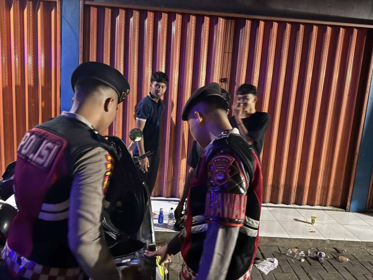 Patroli Kota Presisi Ditsamapta Polda Banten Intensifkan Pengamanan Malam Hari