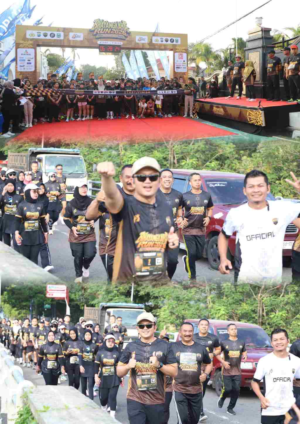 Polres Magetan Gelar Playon Bersama Masyarakat Sambut Hari Bhayangkara ke-80